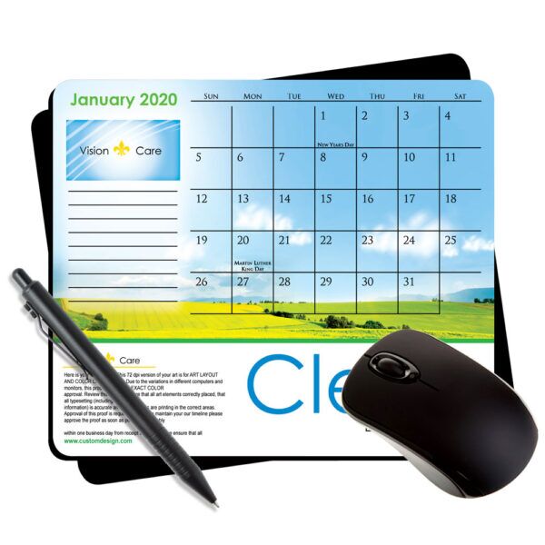 7.25x8.5" 18 month calendar mouse paper