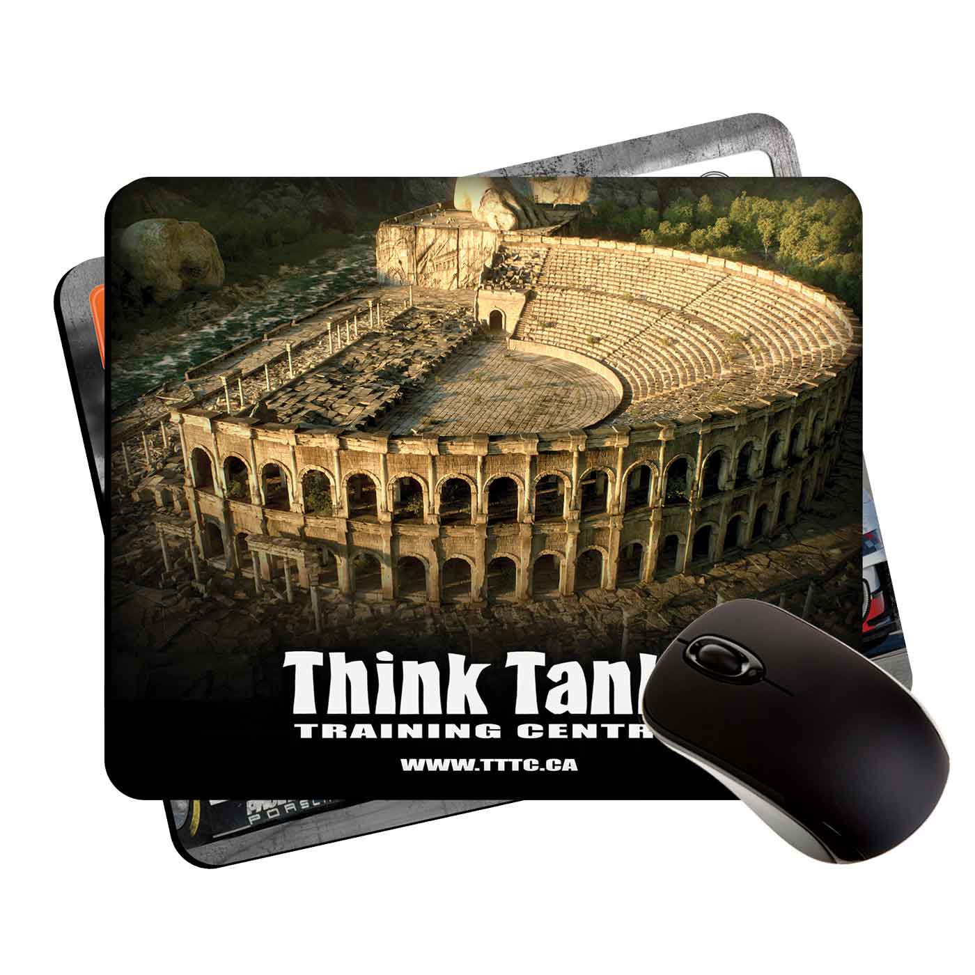 7.625x9.25x1/8" best value custom printed mouse pads with rubber backing