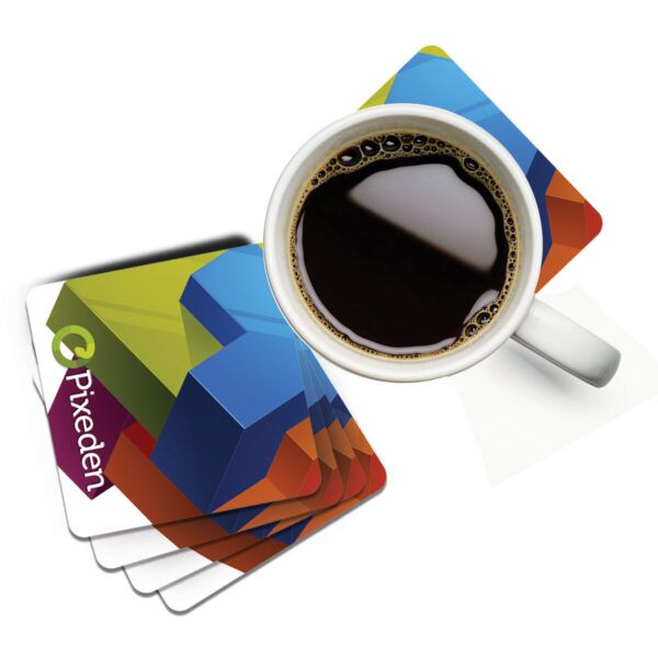 4" square coaster