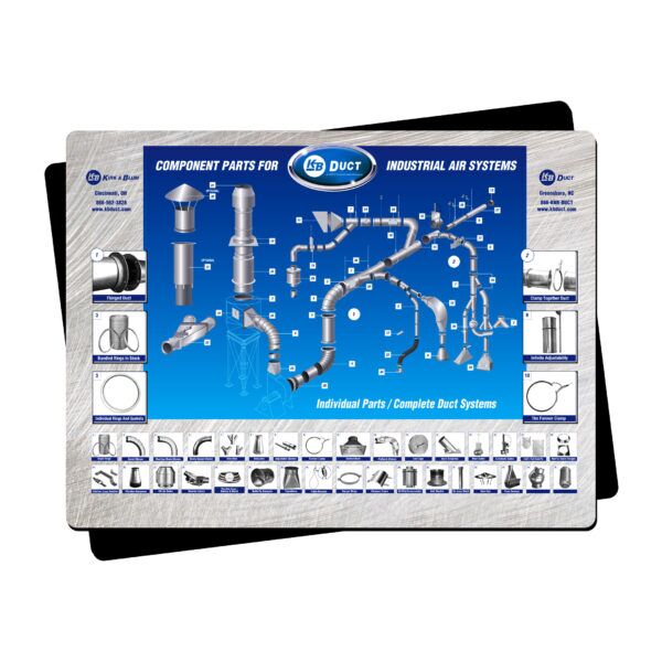 18x24x1/16" low profile heavy duty counter mats