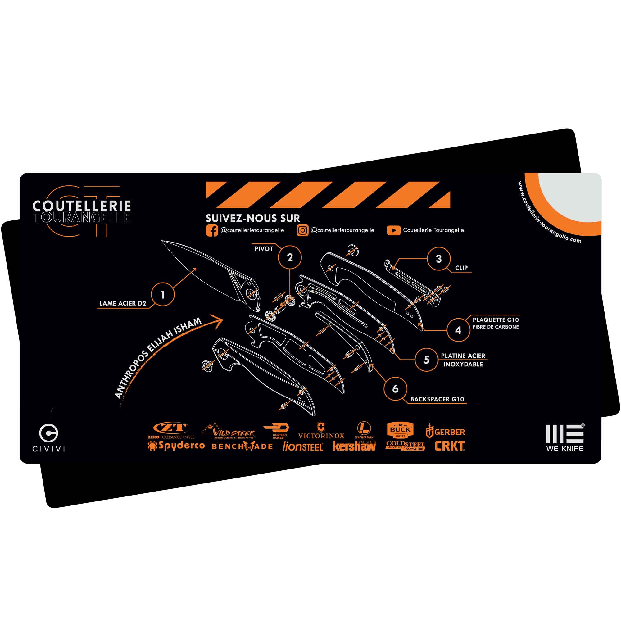 18x36" customizable rifle cleaning mats