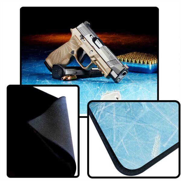 custom stitched edge bench mats 12.5x10x1/8"