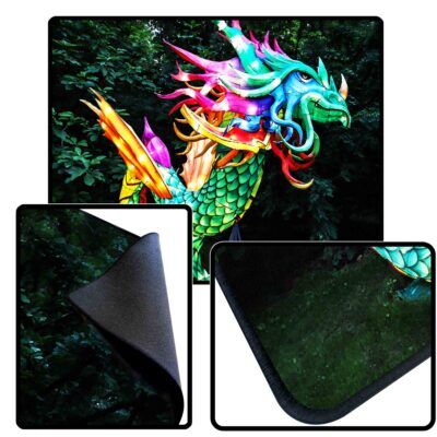 black stitched edge custom game mats 12.5x10x1/8"