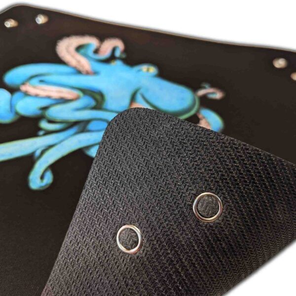 custom dice bowl snaps back closeup