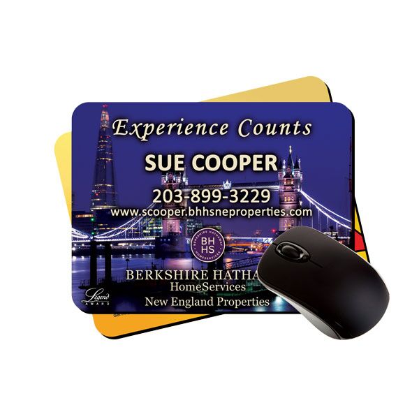 6x8x1/8" plastic custom printed mouse pads eva foam