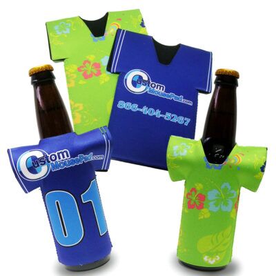 jersey bottle sleeve collapsible 2 side imprint