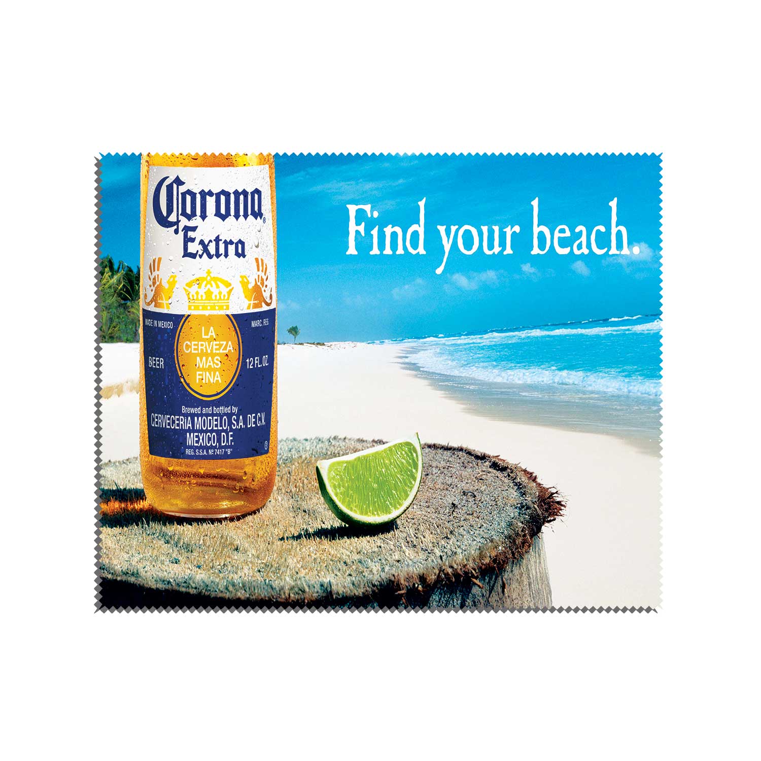 1 sided custom cleaning cloth