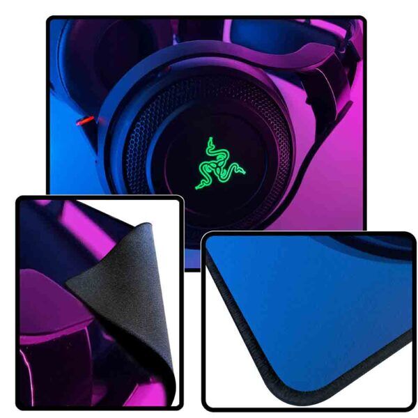 black stitched edge customizable counter mats 12.5x10x1/8"