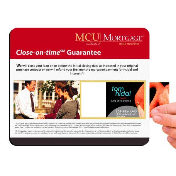 8x9.5x1/16" duratec window insert mouse pads