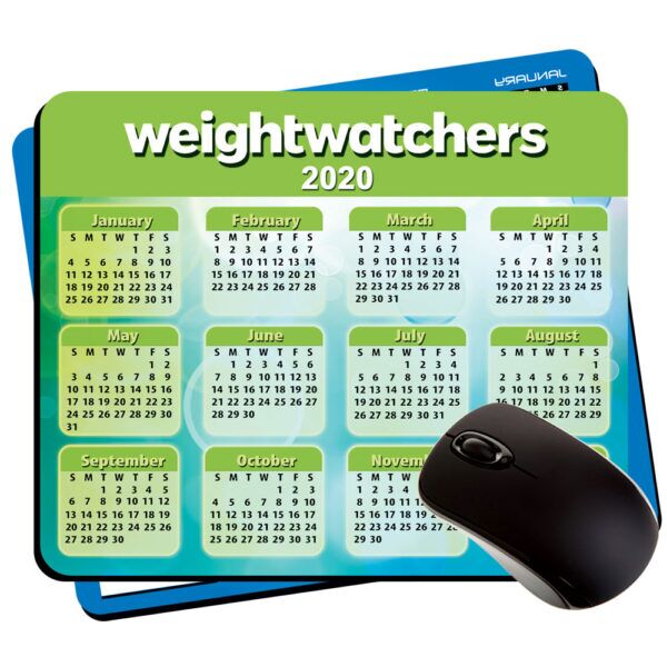 7.75x9.25x1/8" eva foam plastic calendar mouse pads
