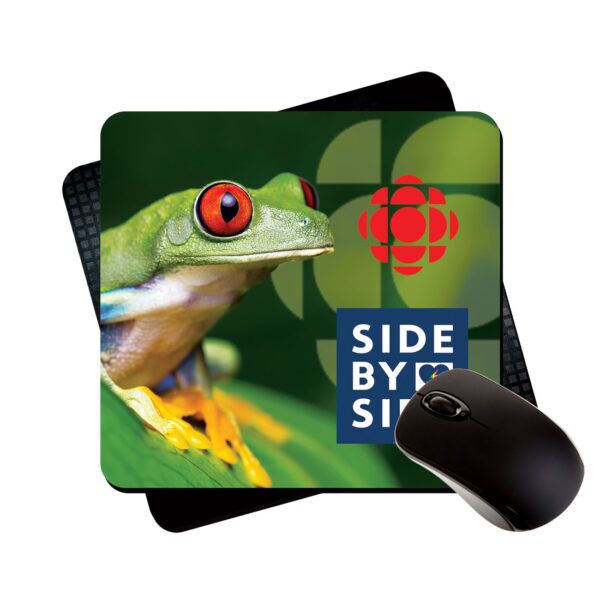 7.5x8x1/4" custom-made fabric mouse pads