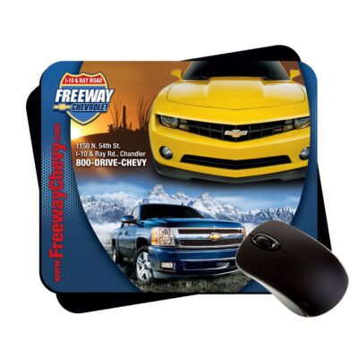 7.75x9.25x3/16" fabric custom mouse pads