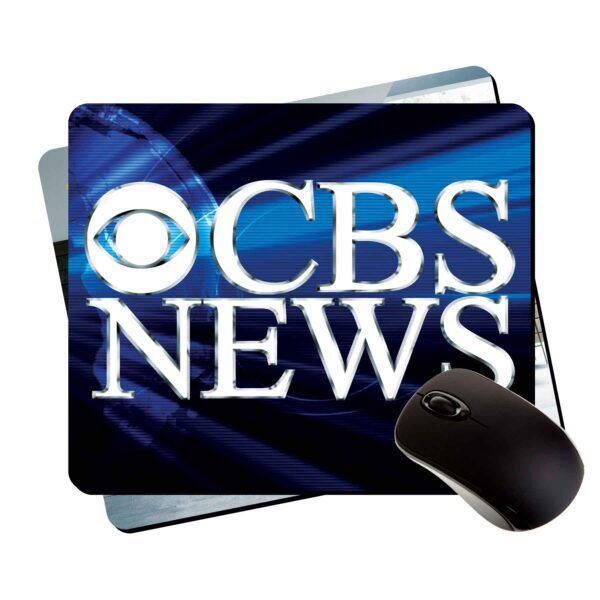 7.75x9.25" premium plastic logo mouse pads peel n' place