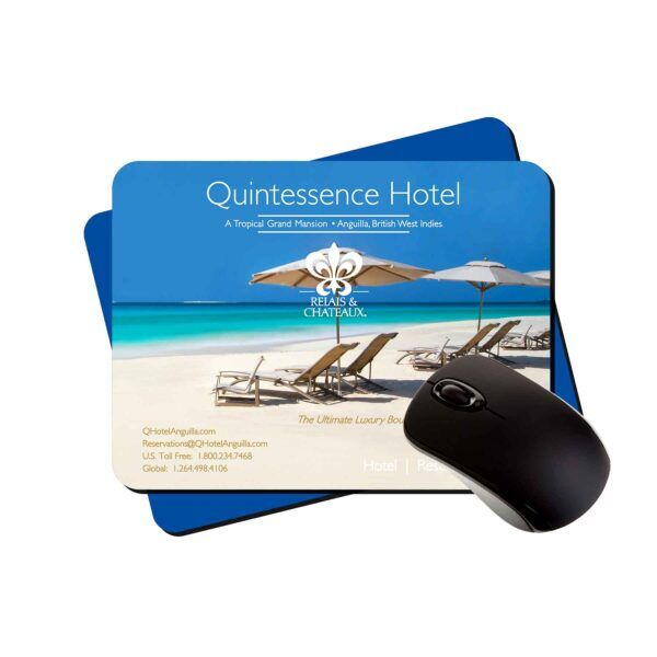 ultra thin hard top mouse pad 6x8