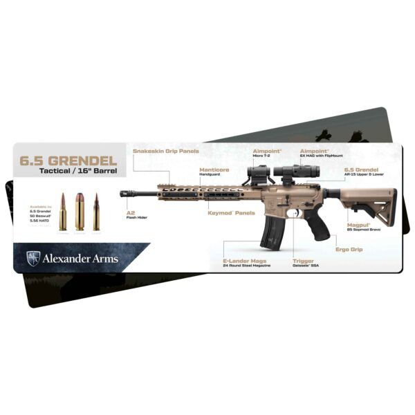 12x36" custom printed rifle cleaning mats