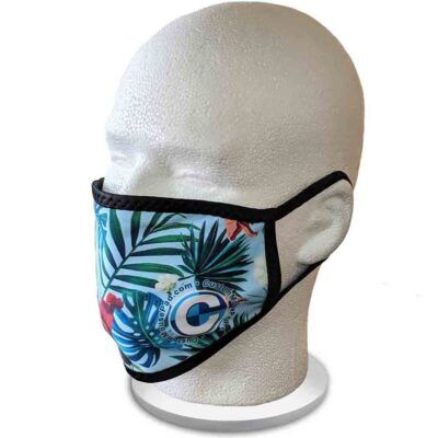 One Size Printed Face Masks | Washable | 2 Layer - Image 1