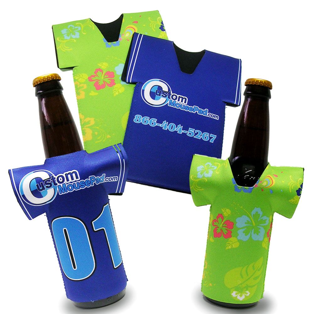 jersey bottle sleeve collapsible 2 side imprint