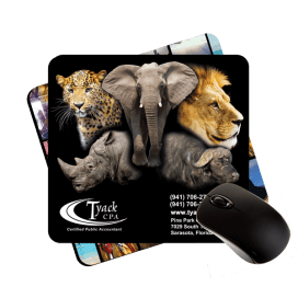 7.5x8x1/8" soft top custom mouse pads