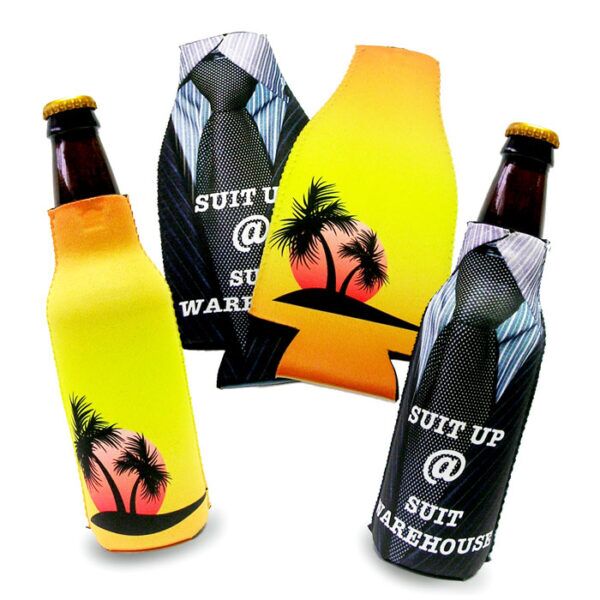 custom printed bottle sleeve with zipper bottle sleeve form fit with zipper